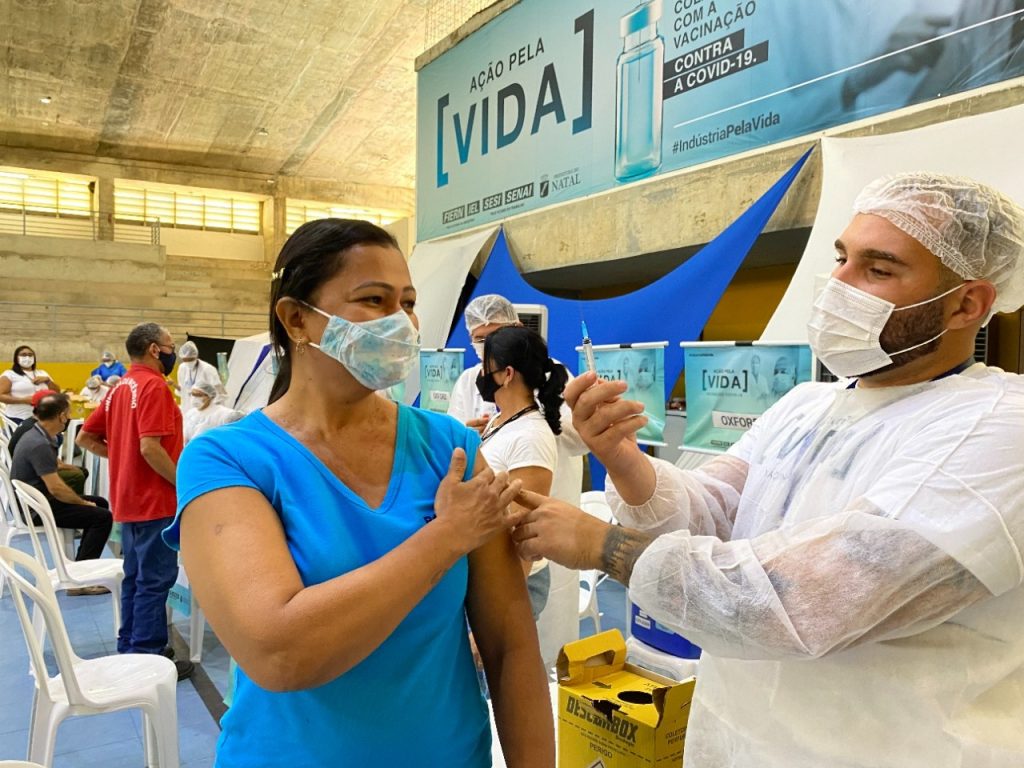 Sob comando da Fiern, Ação pela Vida vacinação coloca RN em destaque na vacinação