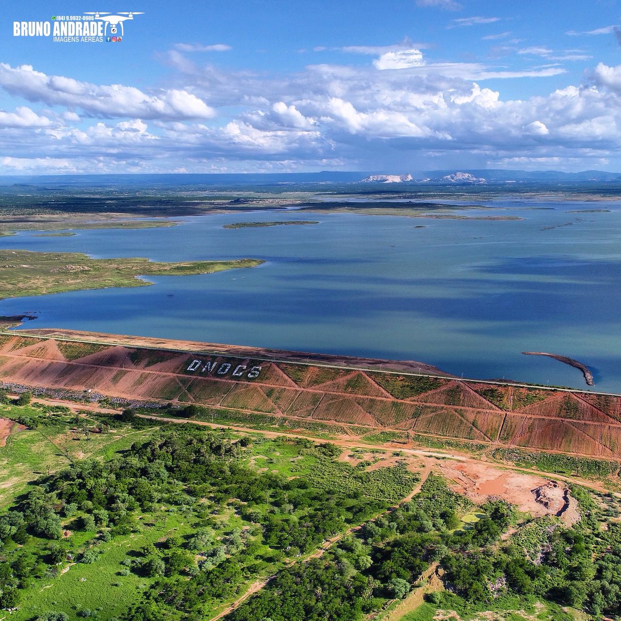 Barragem Armando Ribeiro Gonçalves acumula 56,65% da sua capacidade