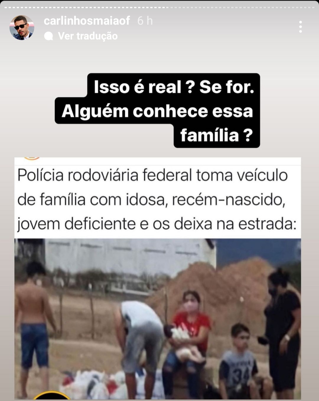 Carlinhos Maia manda carro para família do RN que teve veículo apreendido