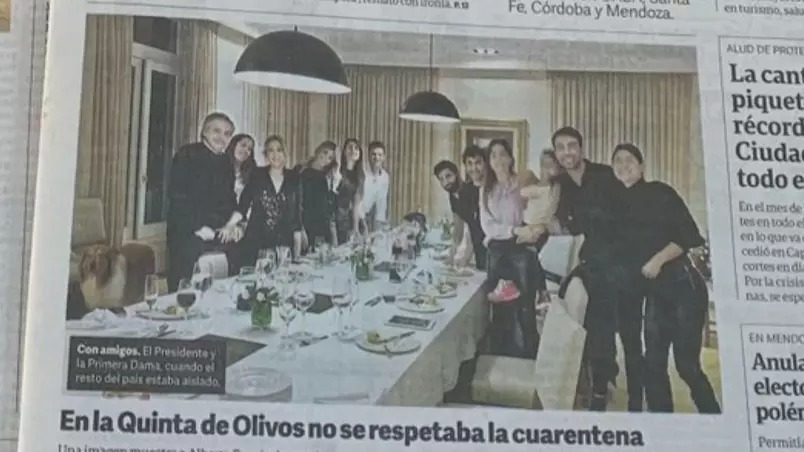 Grupo de oposição na Argentina quer impeachment do presidente após foto vazar; veja