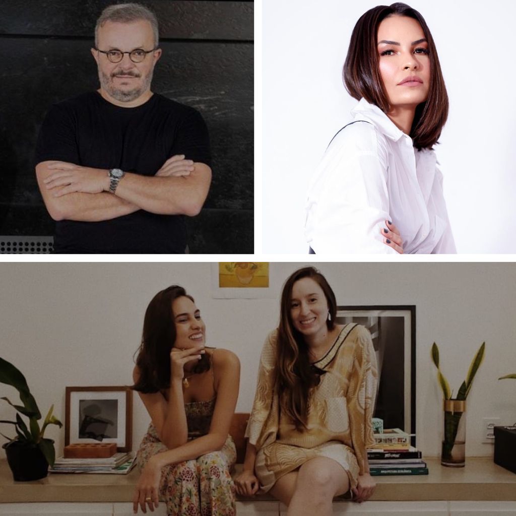 Arquitetura e design são o próximo tema do Bora, com Felipe Bezerra, @caroldecora e Ginga