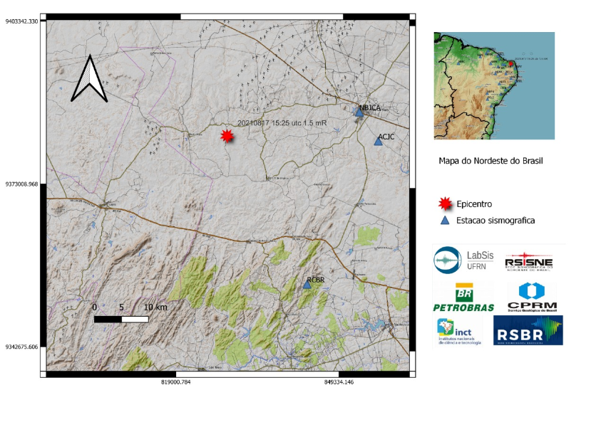 Tremor de terra é registrado pela UFRN em Pedra Preta