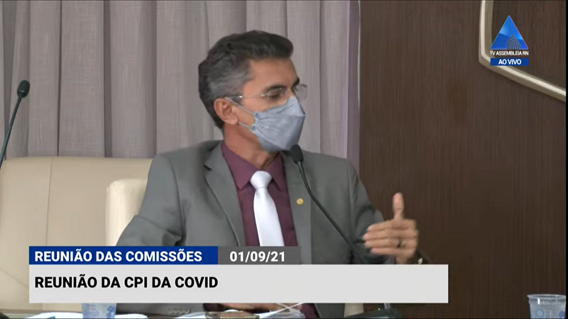 Acompanhe ao vivo a reunião da CPI da Covid do RN
