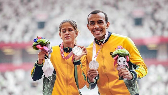 Atleta paralímpica potiguar ganha duas medalhas em Tóquio e vira personagem da Turma da Mônica; confira