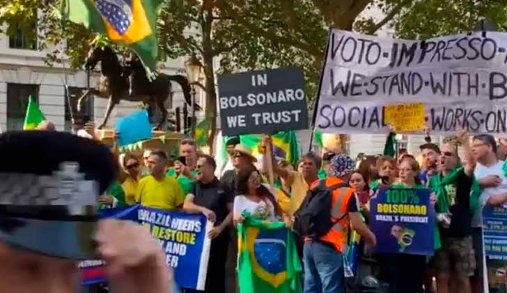 Estados Unidos, Canadá e Londres registram manifestações pró-Bolsonaro
