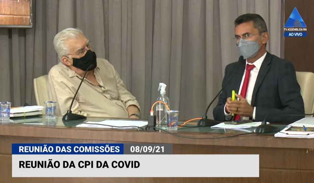 Assista ao vivo aos depoimentos da CPI da Covid no RN