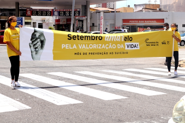 Sesc RN evidencia prevenção ao suicídio em suas ações no mês de setembro