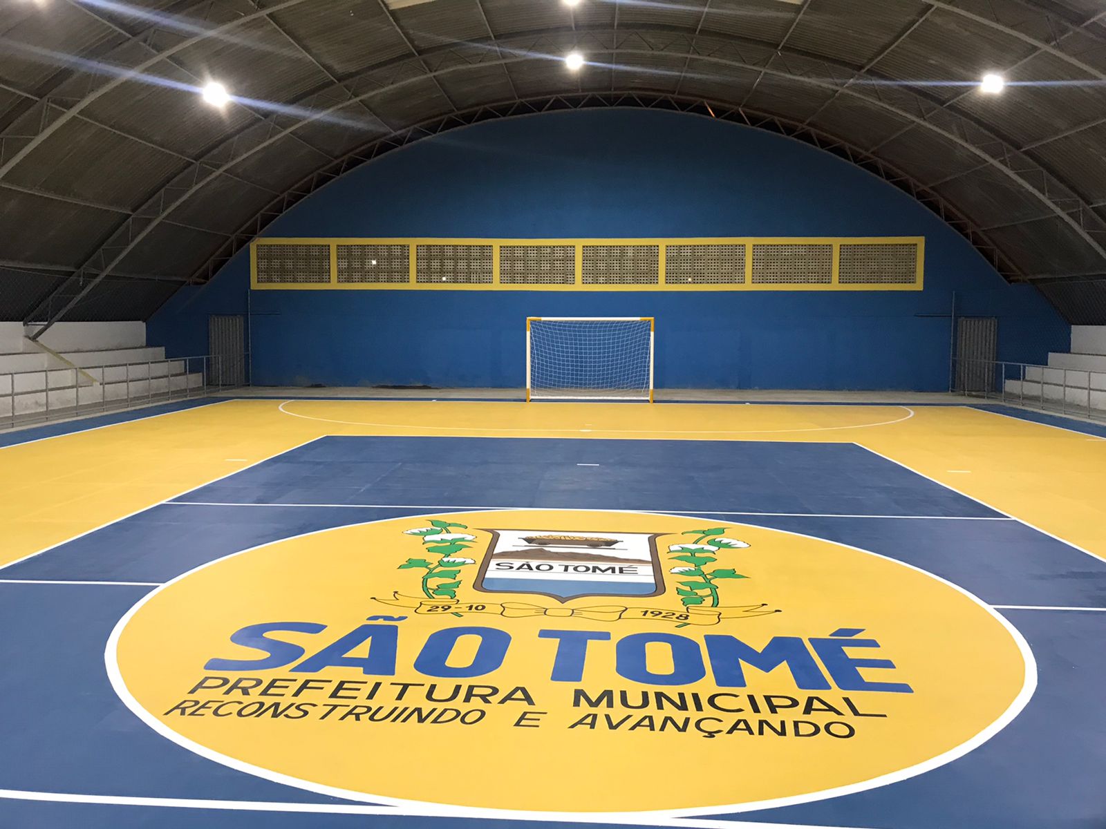 Prefeitura de São Tomé reinaugura Ginásio Poliesportivo neste sábado