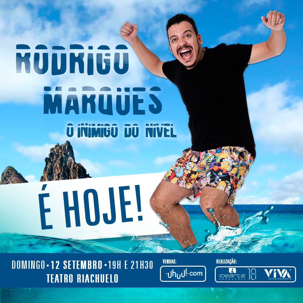 Rodrigo Marques faz stand-up neste domingo em Natal