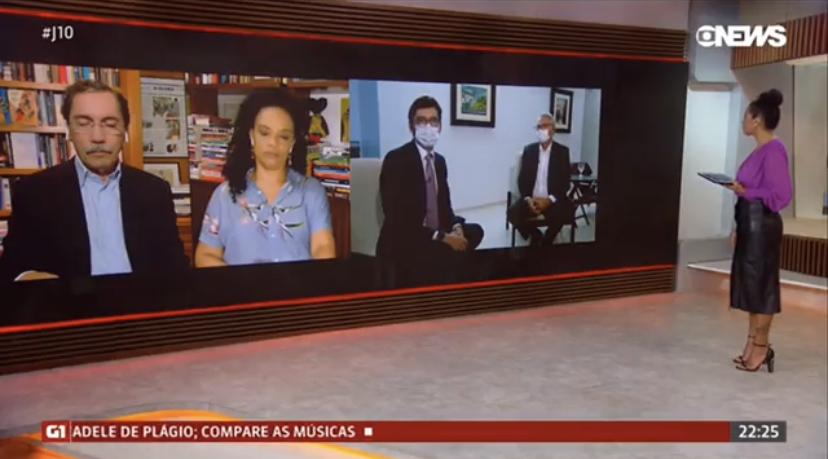VÍDEO: Jornalista da GloboNews deseja ‘bastante coragem’ a Renan Calheiros ao final de entrevista