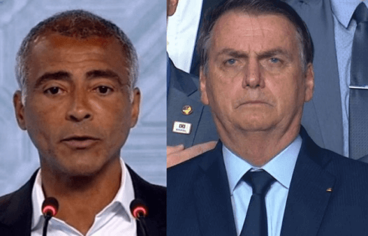 Romário reforça apoio a Bolsonaro: “Antes dele, nosso país estava uma merda”