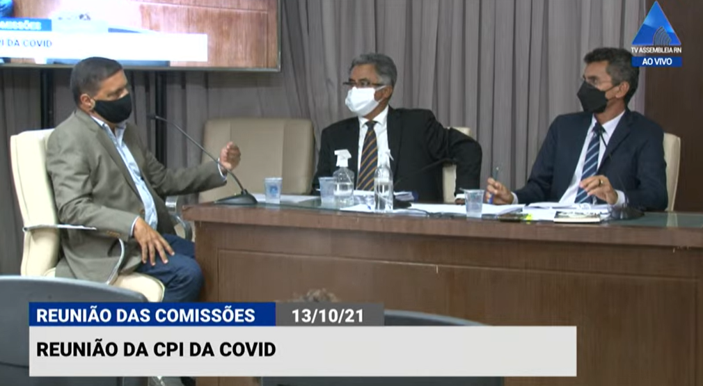 Assista ao vivo os depoimentos da CPI da Covid no RN desta quarta-feira (13)