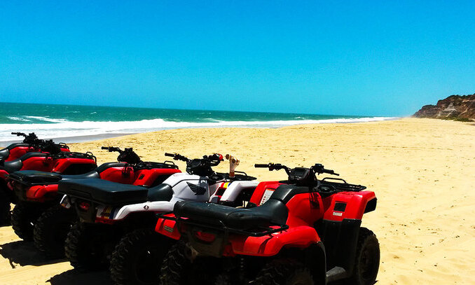 Turista sofre infarto e morre durante passeio de quadriciclo em praia do RN