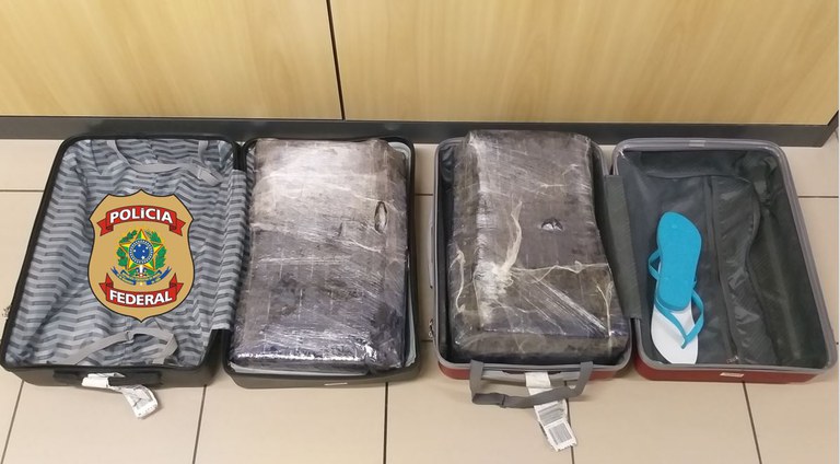 PF prende mulher com quase 40 kg de maconha no aeroporto de Natal