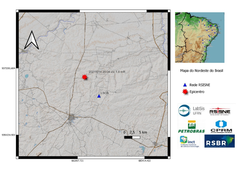 Tremor de terra no interior é registrado por laboratório da UFRN