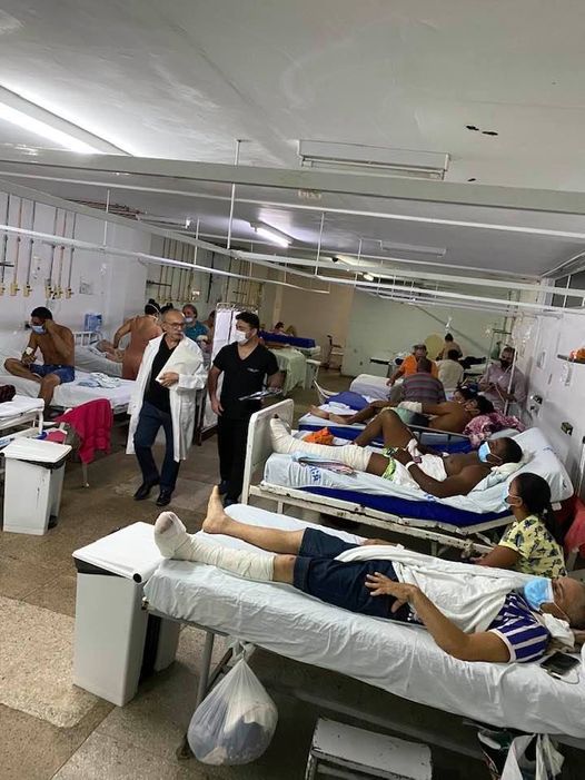 Médico compara hospital do RN a “praça de guerra” ao postar foto de leitos sem divisórias; veja