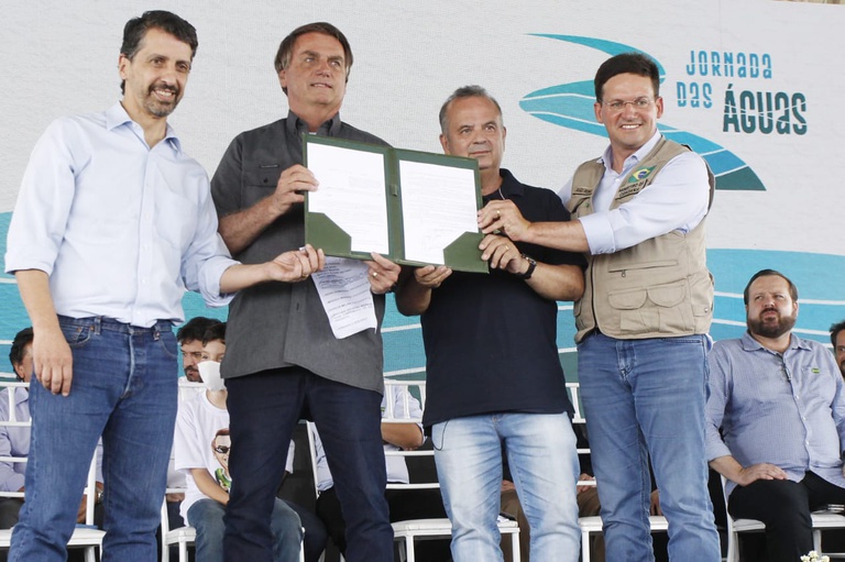 Jornada das Águas: Bolsonaro e Rogério Marinho anunciam R$ 5,8 bilhões para revitalização de bacias hidrográficas