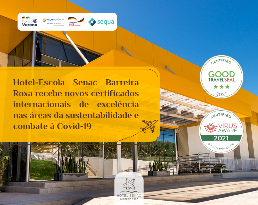 Senac Barreira Roxa é o primeiro hotel do Brasil a receber Green Destination