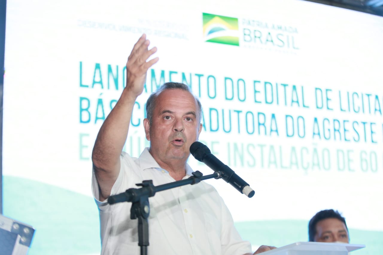 Rogério Marinho lança edital para projeto da Adutora do Agreste Potiguar