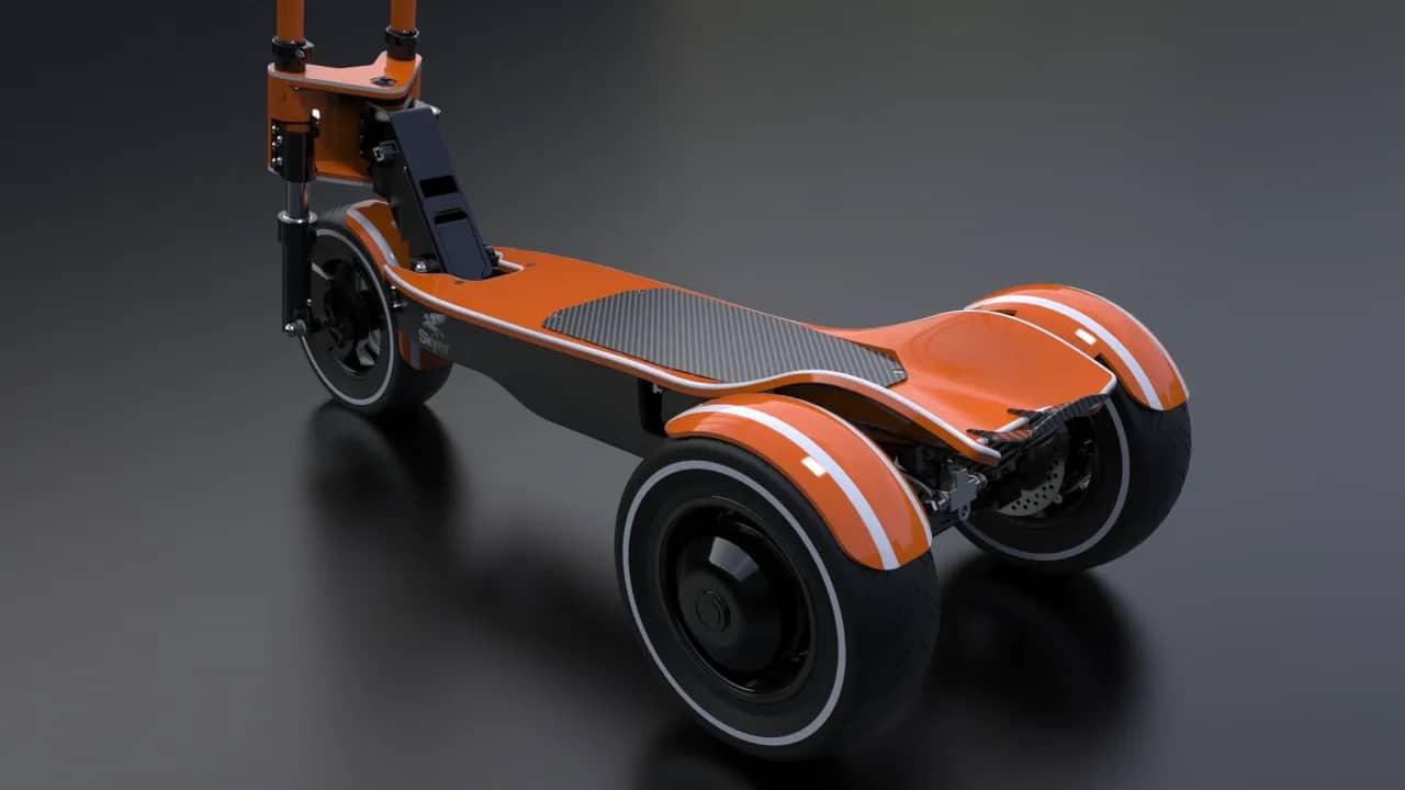Com três rodas, patinete elétrico israelense vai a 100 km/h