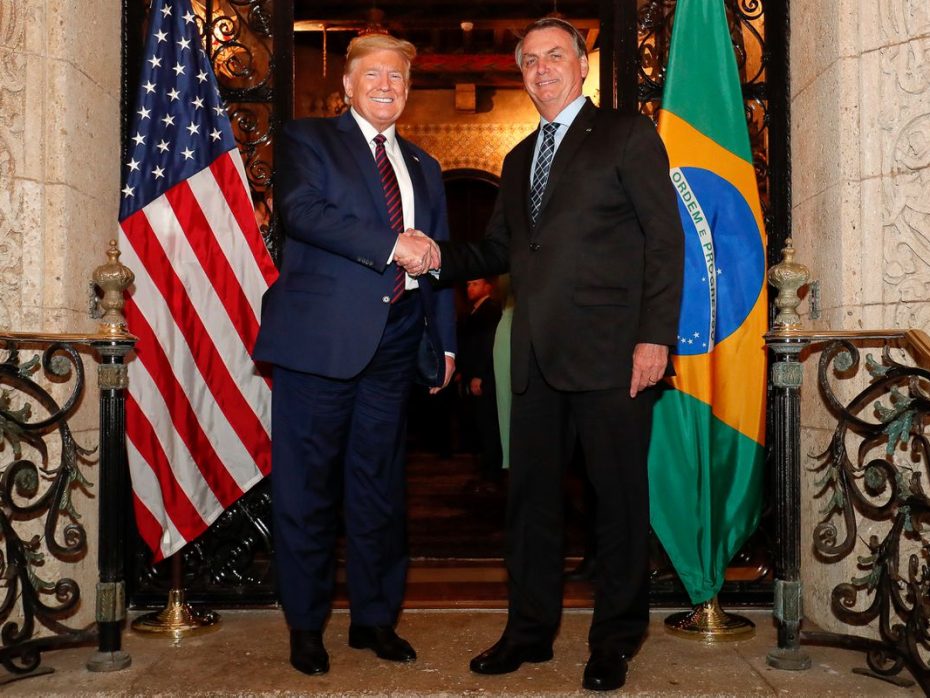 “O Brasil é sortudo de ter um homem como Jair Bolsonaro”, diz Donald Trump