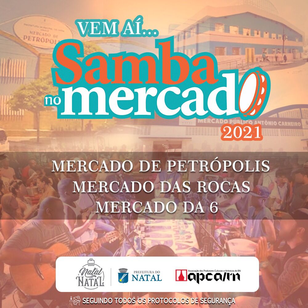 Projeto Samba no Mercado estreia em 13 de novembro