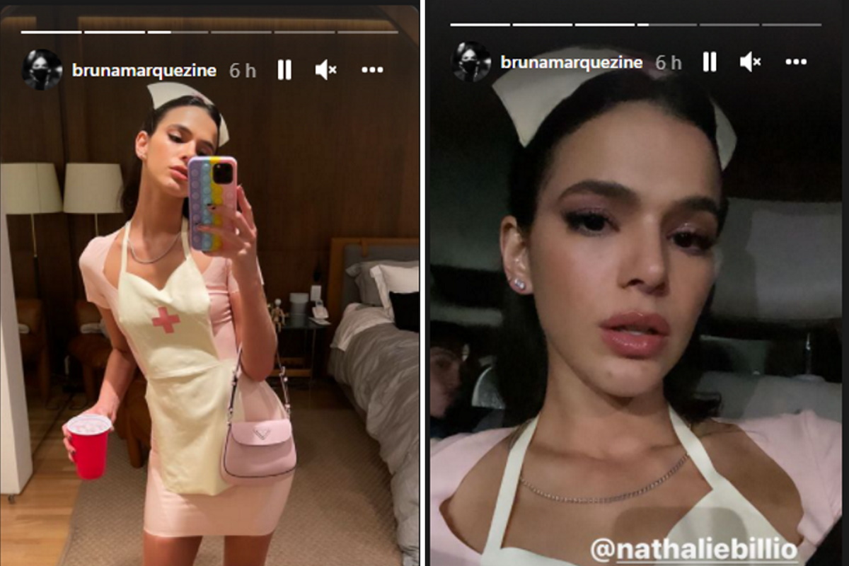 Marquezine é criticada pelo Conselho de Enfermagem por usar fantasia de ‘enfermeira sexy’ no Halloween