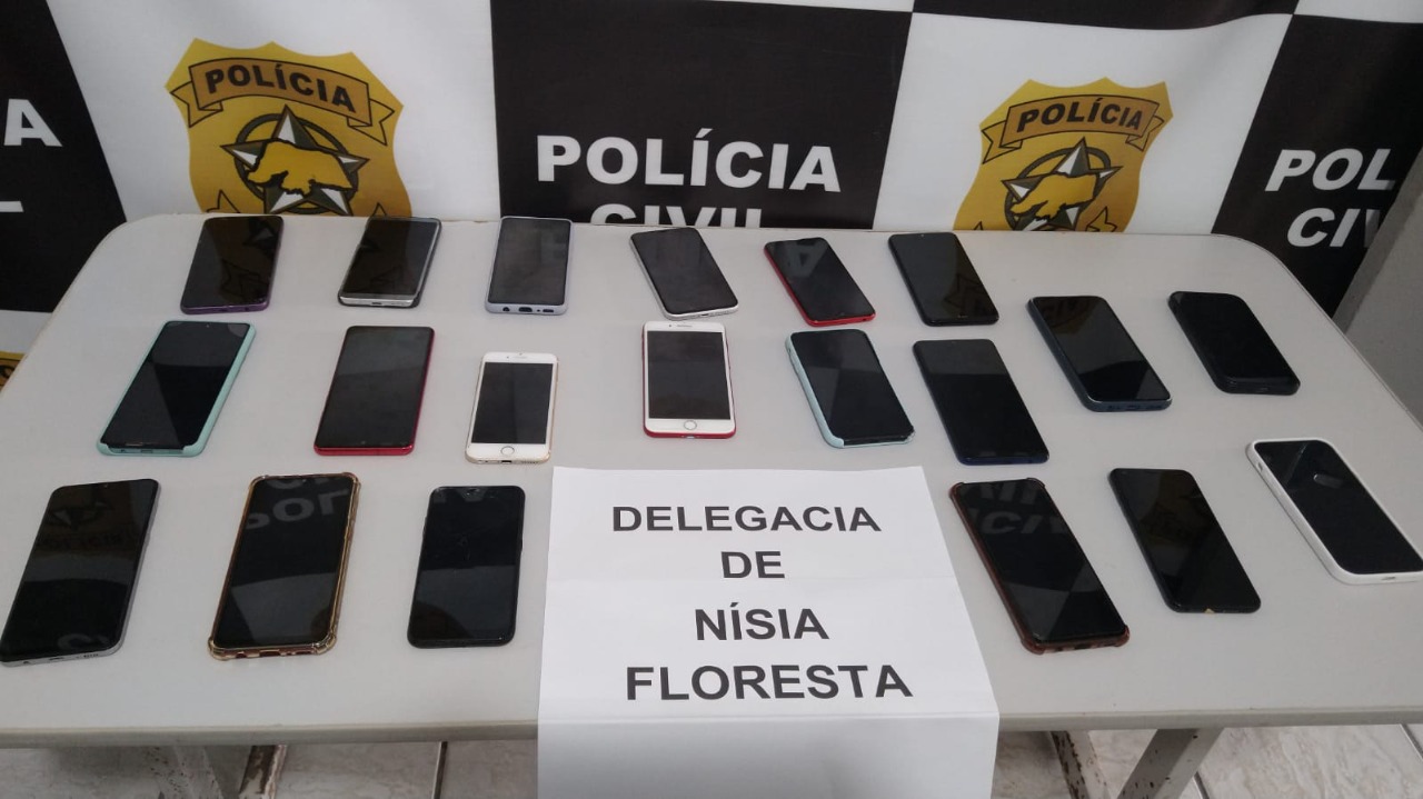 Operação “Fidípides” recupera 20 celulares em Nísia Floresta