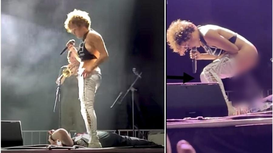 Banda de rock se desculpa após vocalista fazer xixi no rosto de fã em show