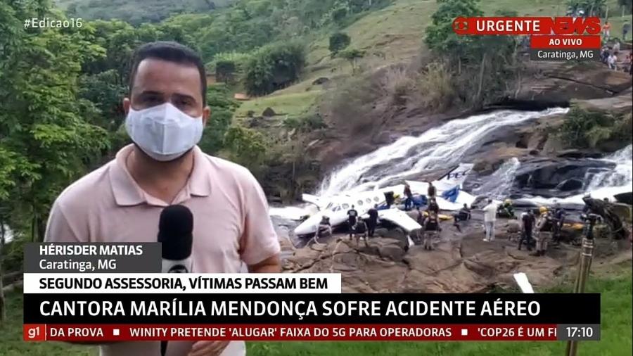 Repórter da Globo viu corpo de Marília Mendonça e lembra comoção fora do ar