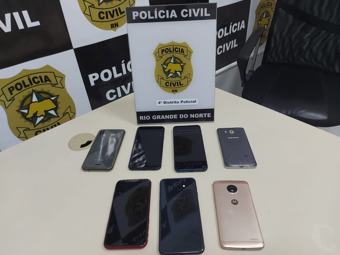 Polícia Civil recupera nove aparelhos celulares em 2ª fase de operação em Natal