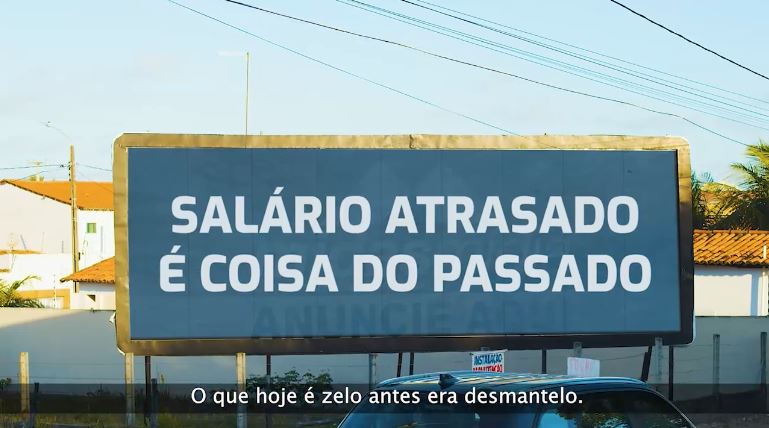 Após 3 anos de gestão, nova propaganda do Governo Fátima ataca Robinson