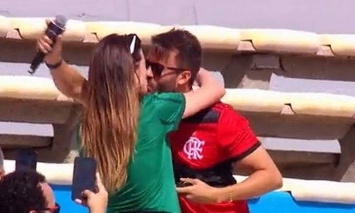 VÍDEO: Flamenguista pede namorada em casamento em estádio antes da decisão