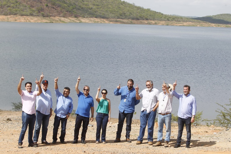 Na Paraíba, ministro Rogério Marinho vistoria maior barragem do Projeto de Integração do Rio São Francisco