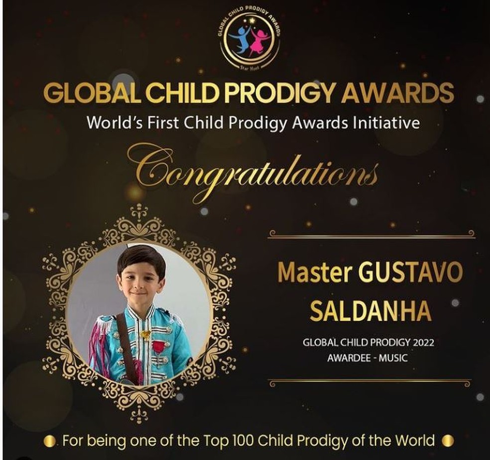Conheça o brasileiro de 8 anos com alto QI incluído entre as 100 crianças-prodígio do mundo em premiação