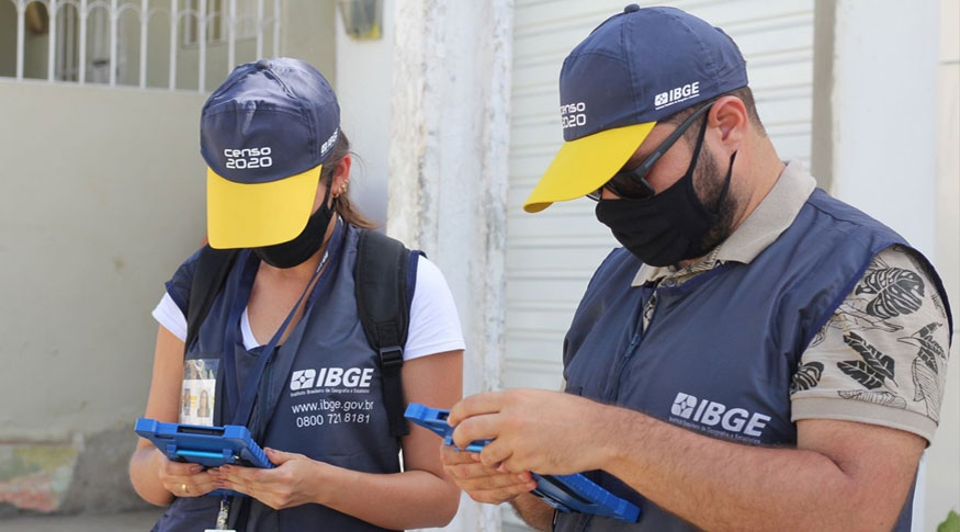 IBGE abre 200 mil vagas para Censo 2022; mais de 3 mil são para o RN, com salários de até...