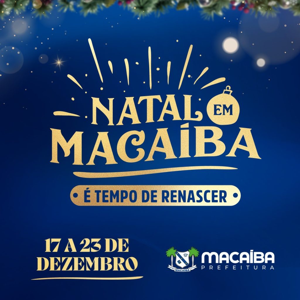 Prefeitura de Macaíba promove uma das maiores programações natalinas do RN