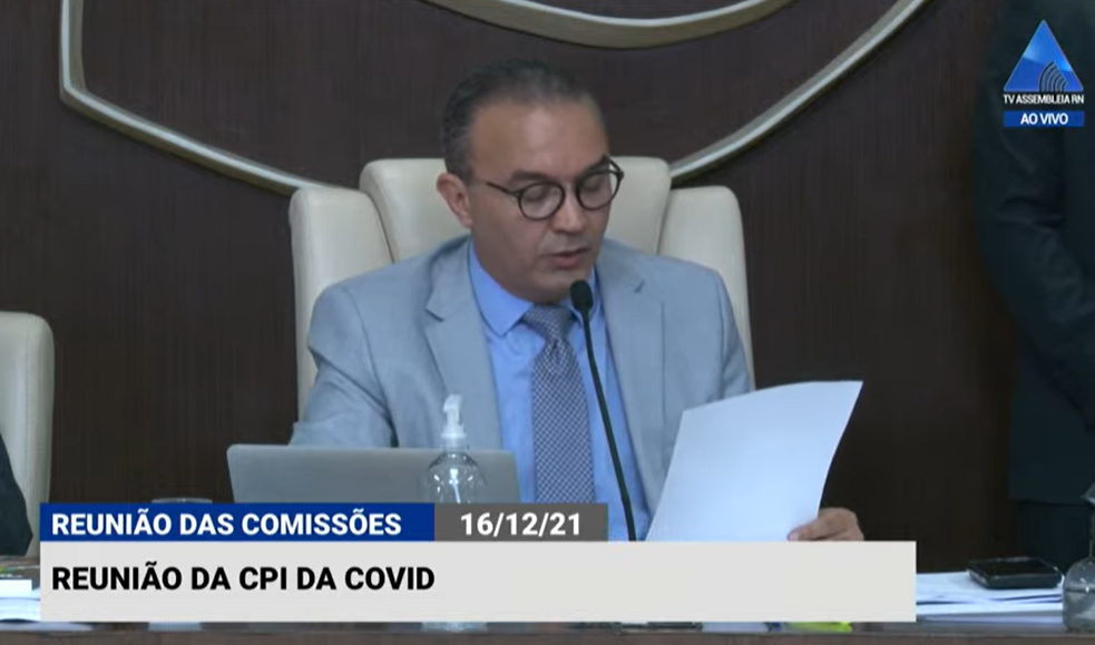 AO VIVO: CPI da Covid do RN tem seu último dia nesta quinta; assista