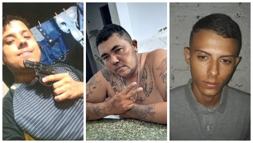 Polícia procura 3 foragidos suspeitos por associação para o tráfico de drogas no RN; veja fotos