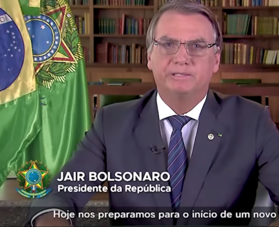 Bolsonaro faz pronunciamento com balanço de ações do governo