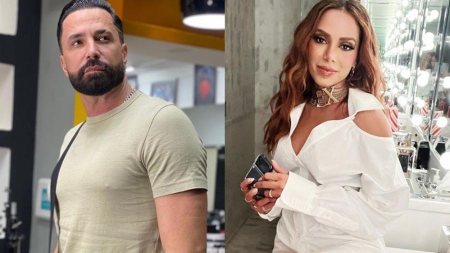 Cantor diz que já teve vontade de 'arrebentar' Anitta 'na porrada'