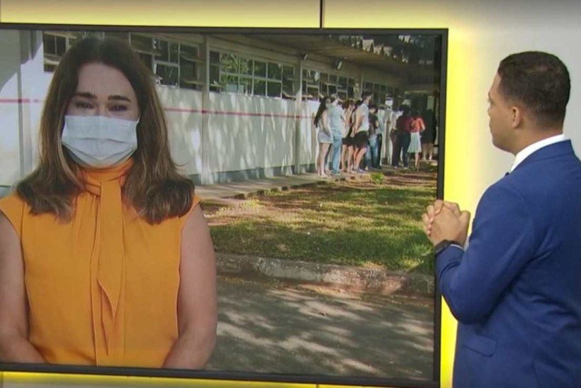 VÍDEO: repórter da Globo chora ao relatar morte do pai por Covid; assista