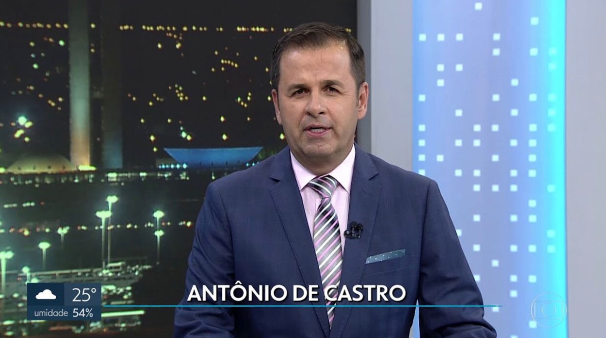 Âncora da TV Globo é internado com Covid-19