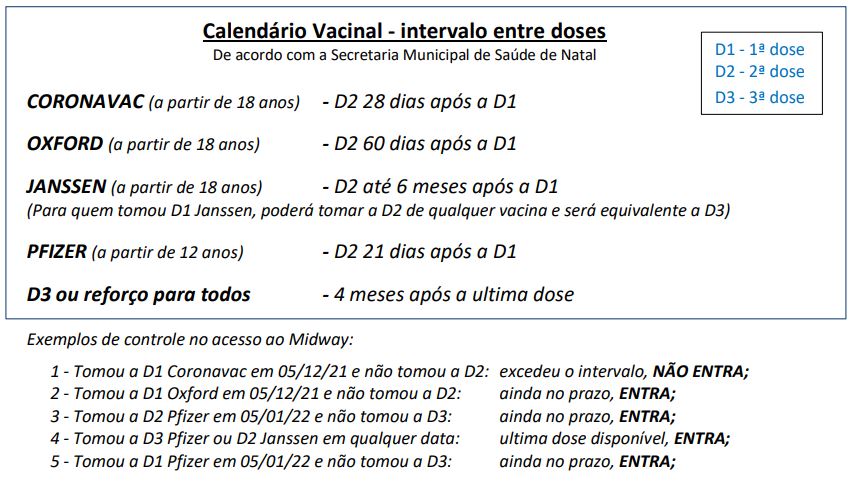 Maior shopping de Natal vai exigir passaporte de vacina