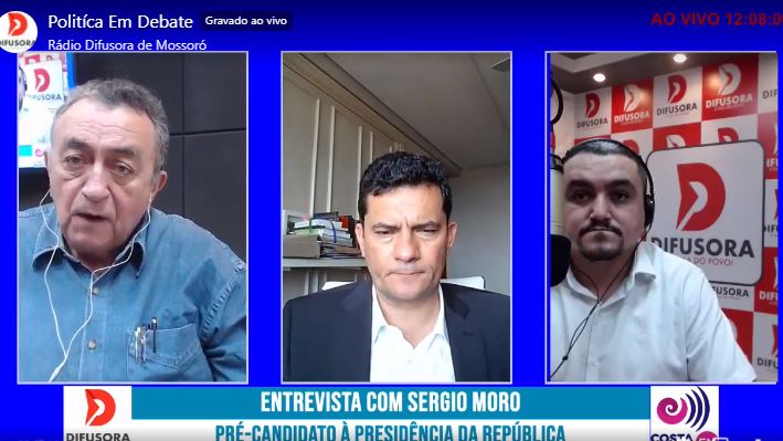 Moro comete gafe geográfica em entrevista a rádio de Mossoró: “O sol é bom para o turismo, mas deixa o...