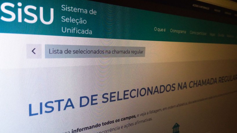 Resultado do Sisu será divulgado hoje