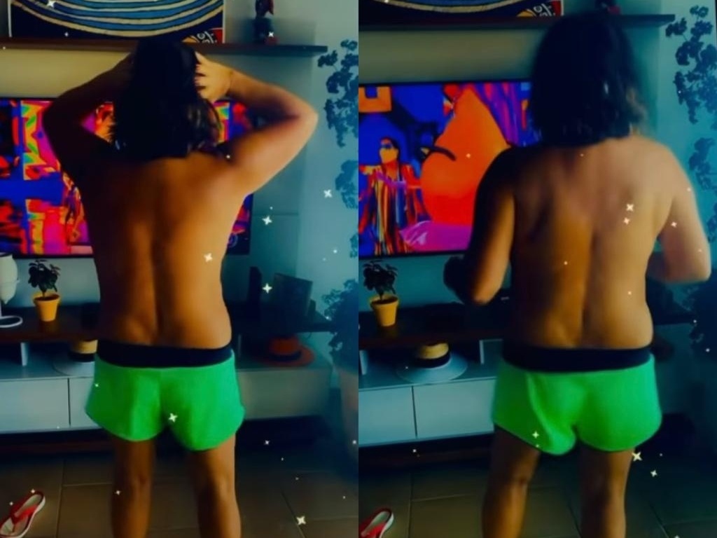 VÍDEO: Roberta Miranda tira a roupa, mostra quase tudo, dança e brinca: 'Sem bumbum, mas com talento'; assista