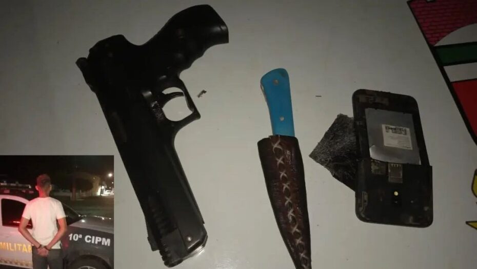 Homem ameaça companheira com pistola e se esconde em quintal com chegada da polícia no RN