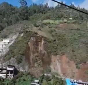 VÍDEO: Deslizamento de terra é registrado no Peru em área de mineração