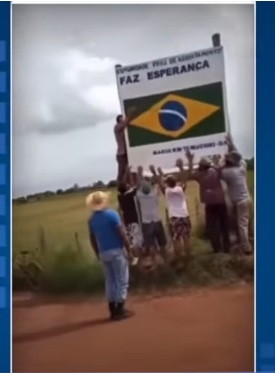 VÍDEO: Assentados abandonam o MST e prestam homenagem a Bolsonaro